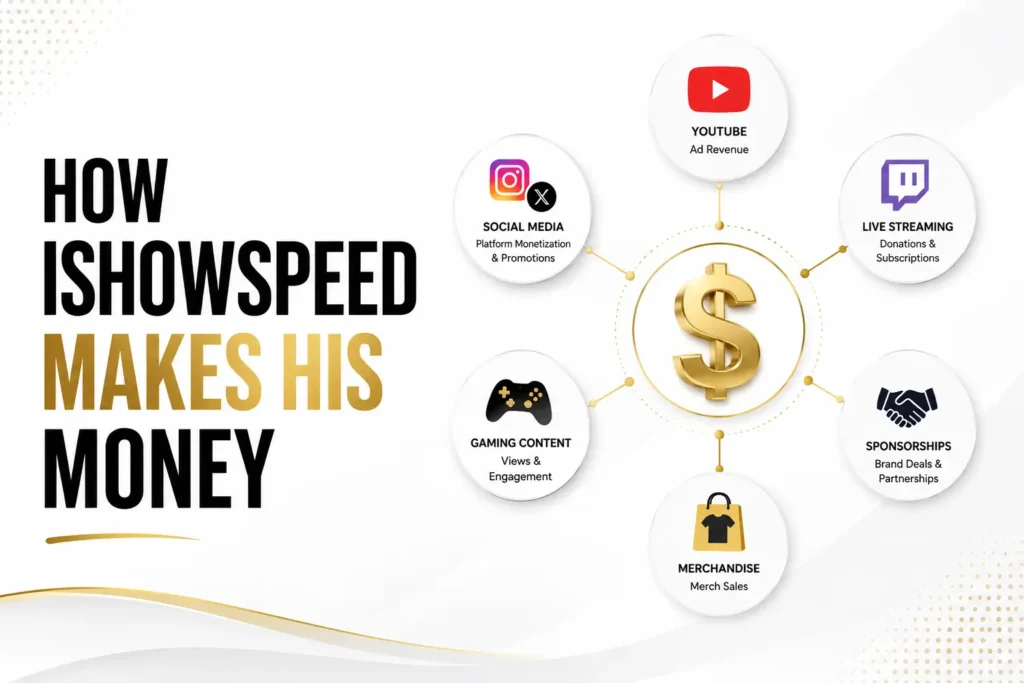 How IShowSpeed Makes His Money