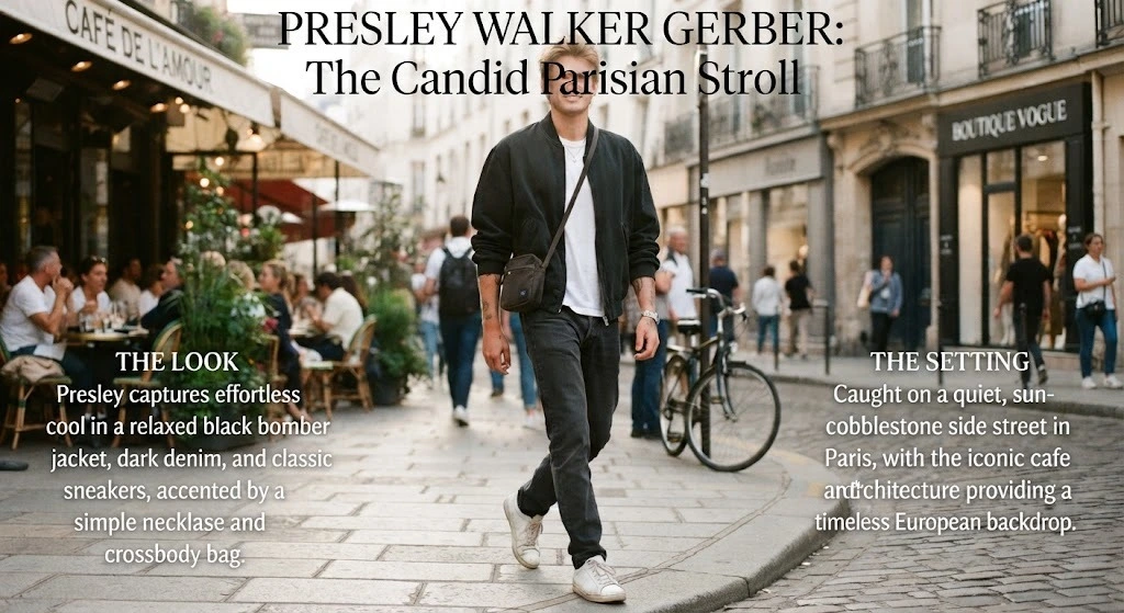 Presley Walker Gerber: The Candid Parisian Stroll